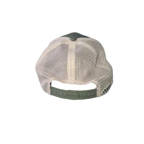 Avid Olive Green Trucker Hat with Leather Patch - Used - Picture 4 of 8